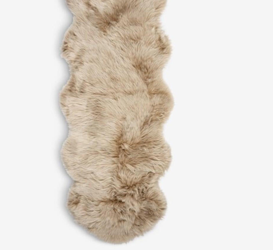 Kunst skind, 60x160 cm. Beige