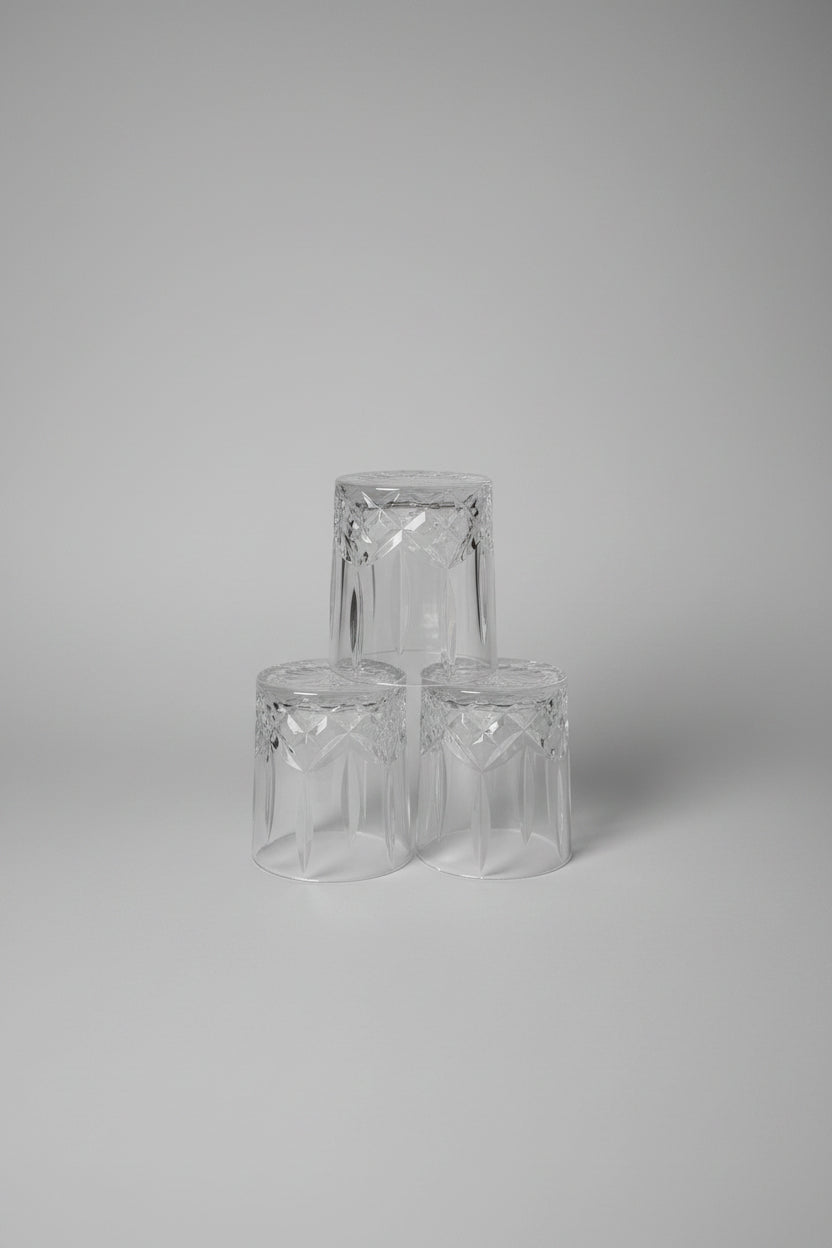 Whisky glas m/facet