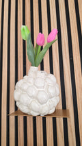 Vase som "agern", beige
