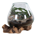 Waterdrop. Glas på stamme. 15-20 cm m/pynt