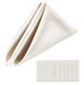 Stofserviet, satin, champagne farvet, pr. stk