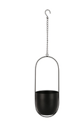 Hængepotte sort metal House Nordic