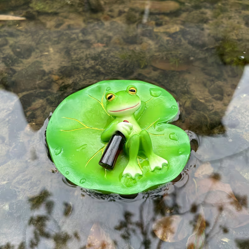Lille frø på blad