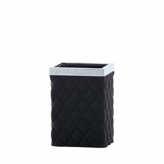 Tandkrus sort/sølv H11 cm