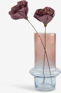 Vase m/rosa H26 cm