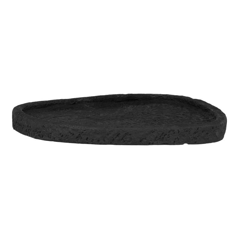 Bakke, cement, sort, 26,5x26cm. House Nordic