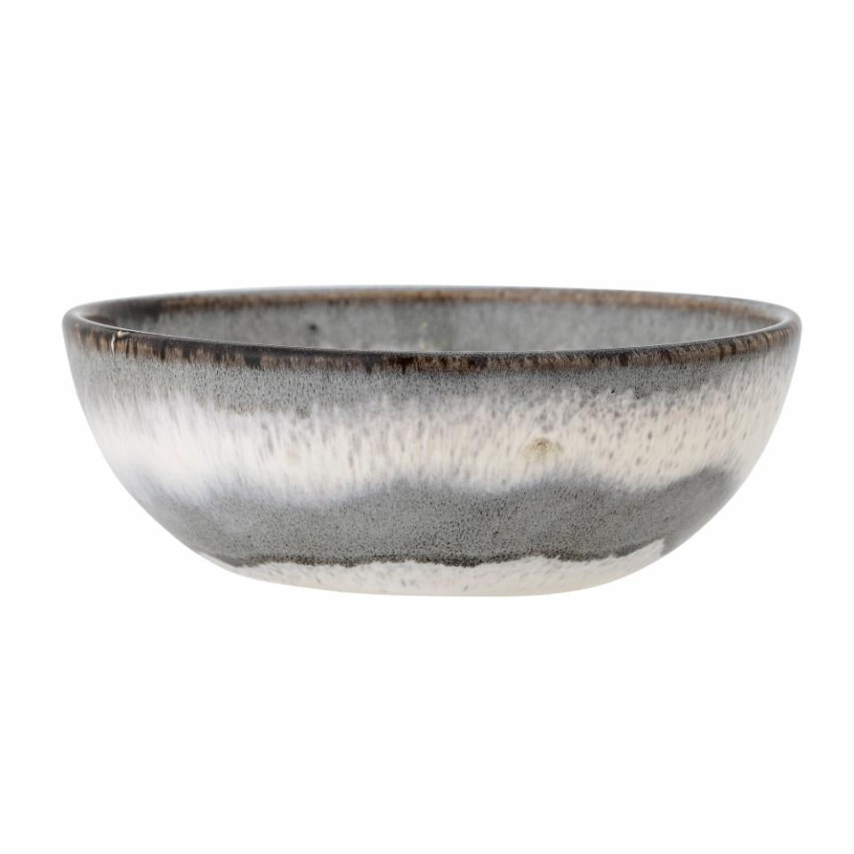 Paula, grå, skål, stentøj, D16 cm.