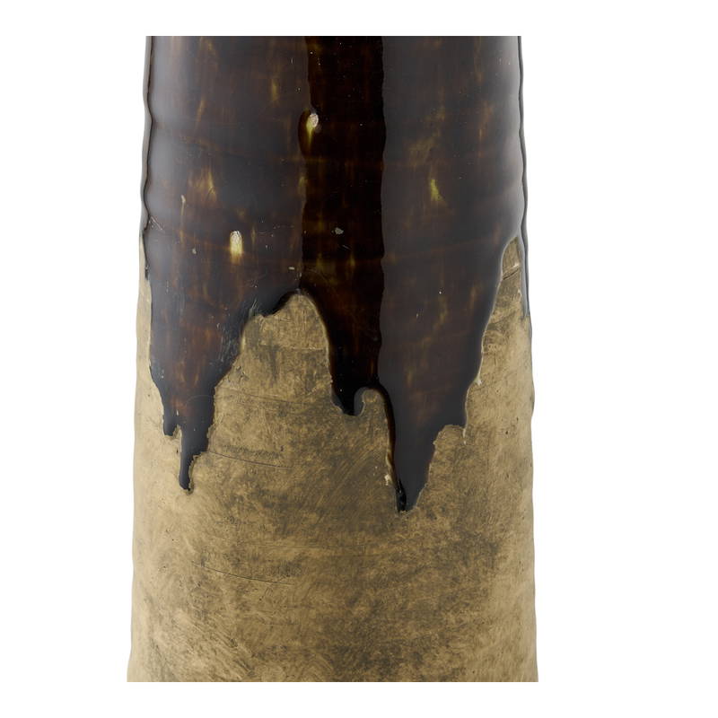 Vase, keramik, brun
ø12,5x48cm, House Nordic