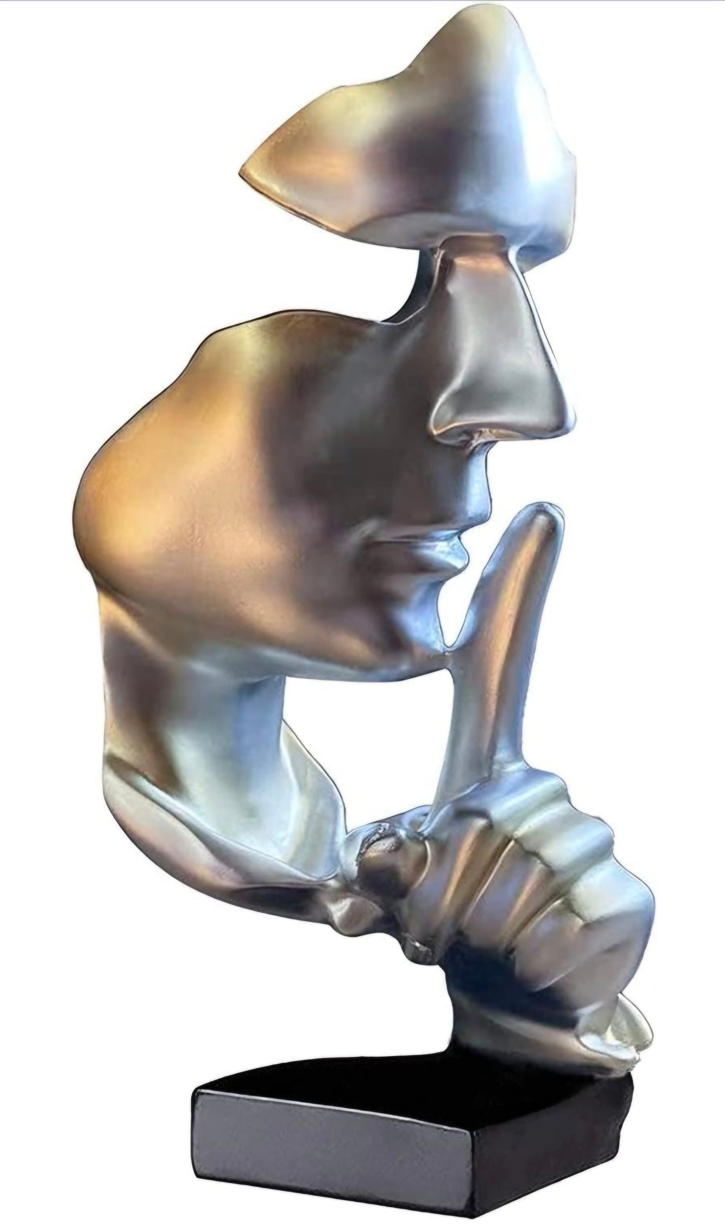 Figur, tavshed er guld
