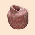 Lille pink vase m/ prikker