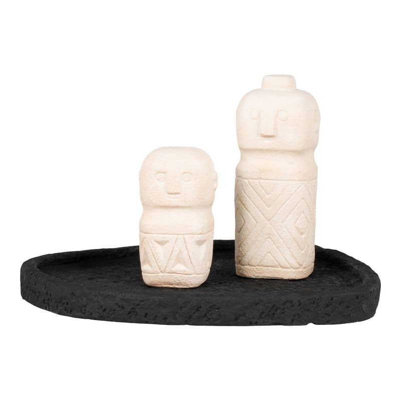 Bakke, cement, sort, 26,5x26cm. House Nordic