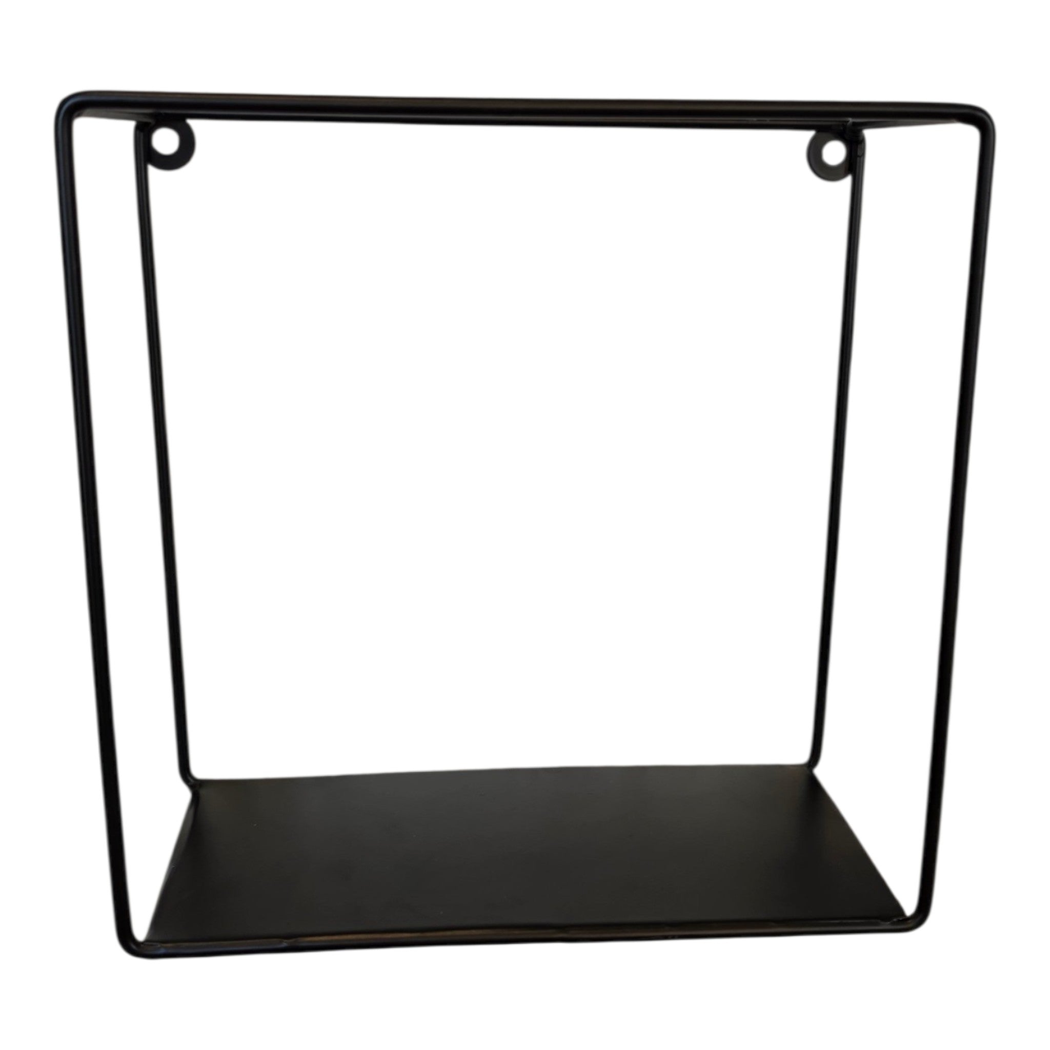 Sort metal hylde